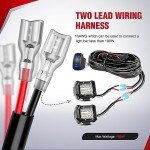 Nilight LED Wiring Harness Kit with Toggle Switch