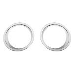 Jeep Wrangler JK Chrome Headlight Cover Trim 2pcs