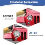 Jeep Wrangler JK Chrome Headlight Cover Trim 2pcs