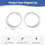 Jeep Wrangler JK Chrome Headlight Cover Trim 2pcs