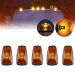 Roof Light Cover with 5 Amber LED Bulbs