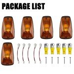 Roof Light Cover with 5 Amber LED Bulbs