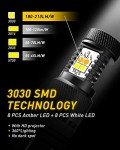 AUXITO Dual Color LED Bulbs for Car Signals