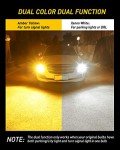 AUXITO Dual Color LED Bulbs for Car Signals