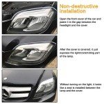 LED Strip Lights for Cars - 2 Pcs, 24 Inch