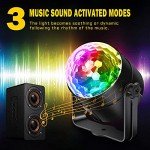 2-Pack Sound Activated Disco Ball Party Lights