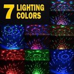 2-Pack Sound Activated Disco Ball Party Lights