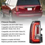 GMC Yukon Tail Light Assembly - Driver Left Side