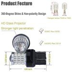 iBrightstar 7443 Red LED Brake Light Bulbs