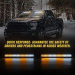 XRIDONSEN 2-in-1 LED Safety Light Bar