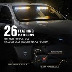 XRIDONSEN 2-in-1 LED Safety Light Bar