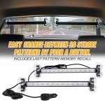 XRIDONSEN 2-in-1 LED Safety Light Bar