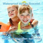 Waterproof AirTag Wristbands for Kids (4-Pack)