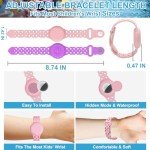 Waterproof AirTag Wristbands for Kids (4-Pack)