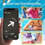 Waterproof AirTag Wristbands for Kids (4-Pack)