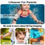 Waterproof AirTag Wristbands for Kids (4-Pack)