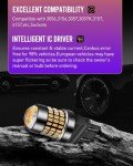 LUYED 3157 Amber LED Bulbs - Super Bright 2-Pack