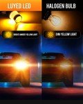 LUYED 3157 Amber LED Bulbs - Super Bright 2-Pack