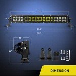 Nilight 22" 120W LED Light Bar for Off-Road