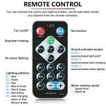 Luditek 4-Pack Sound Activated Disco Party Lights