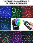 Luditek 4-Pack Sound Activated Disco Party Lights