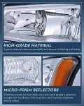 Nilight Headlight Assembly for 2003-2006 Chevy Trucks