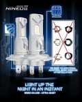 NINEO H7 Fog Light Bulbs - 300% Brighter