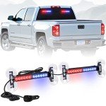 2X 10.7" Emergency Strobe Lights with 24 LEDs