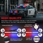 2X 10.7" Emergency Strobe Lights with 24 LEDs