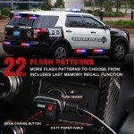 2X 10.7" Emergency Strobe Lights with 24 LEDs
