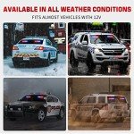 2X 10.7" Emergency Strobe Lights with 24 LEDs