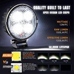 Nilight 2PCS 3-Inch 1500LM LED Work Lights