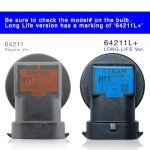 Osram H11 Halogen Headlight Bulbs - 2 Pack