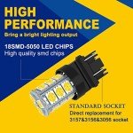 Super Bright 3157 LED Car Bulbs - 10 Pack