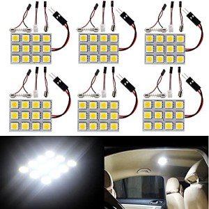 6-Pack LED Dome Lights for Car Interior