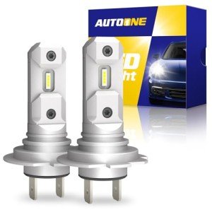 AUTOONE H7 LED Fog Light Bulbs - Bright Pack of 2