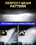 AUTOONE H7 LED Fog Light Bulbs - Bright Pack of 2