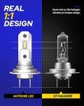 AUTOONE H7 LED Fog Light Bulbs - Bright Pack of 2