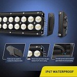 Nilight 54" Curved 312W LED Work Light Bar