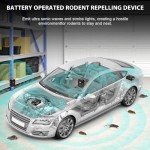 Loraffe Ultrasonic Rodent Repellent for Vehicles