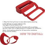 Yoursme Angry Bird Style Jeep Renegade Grille Inserts