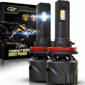 Cougar Motor H11 Fog Light Bulbs - 6500K White
