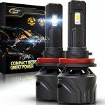 Cougar Motor H11 Fog Light Bulbs - 6500K White
