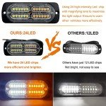 12-24V Super Bright 24-LED Emergency Strobe Lights