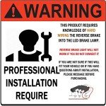 Universal 3" LED Tow Hitch Cover Light