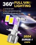 High Power 9003 Fog Lights, 20000lm, 2-Pack