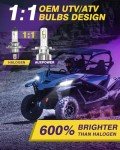 High Power 9003 Fog Lights, 20000lm, 2-Pack