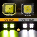 Auxbeam FA Series 3" Amber Lens Light Covers