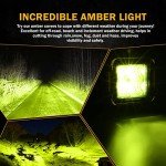 Auxbeam FA Series 3" Amber Lens Light Covers
