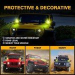 Auxbeam FA Series 3" Amber Lens Light Covers
